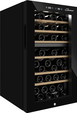 ШКАФ винный Libhof Gourmet GMD-54 black (libgm54b)