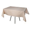 Скатерть рогожка ЛИНО 1,30х1,95м бежевый  (цвет 04)