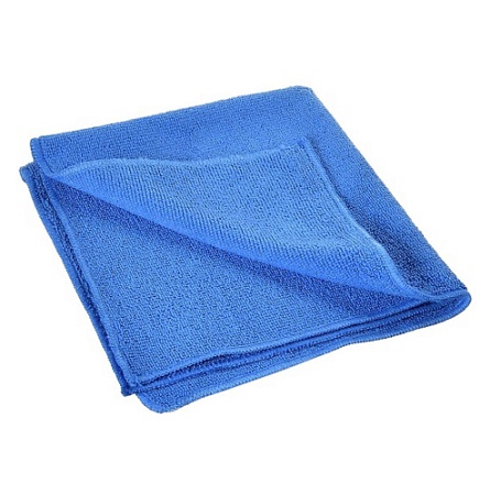 Салфетки для протирки 40х40 см микрофибра синяя [SMK 300 40*40]