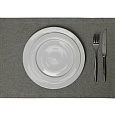 Плеймет рогожка лино 30х45см серый (цвет 45)