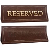 Табличка настольная «Reserved» из ременной кожи