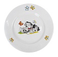 Тарелка  мелкая 175 мм Озорные щенки