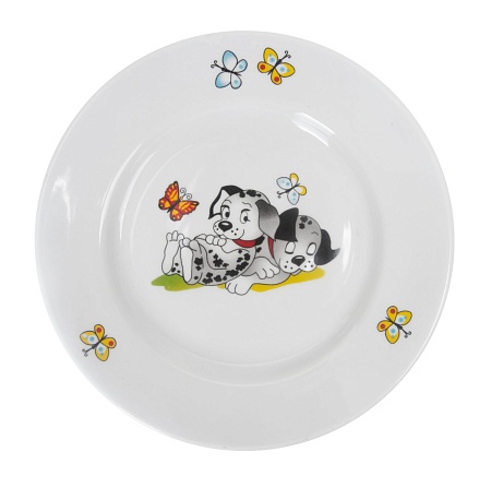Тарелка  мелкая 175 мм Озорные щенки