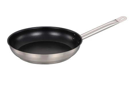 СКОВОРОДА d=20 см. h=5 см. 1,2 л. нерж. с антиприг. покрыт.[46638]