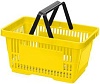 Корзина покупательская пластиковая SBP20 (желтый)