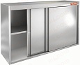 ПОЛКА нержавеющая настенная с дверцами купе HICOLD НПК-6/4 283589