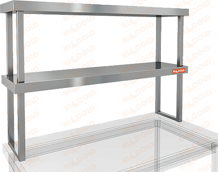 ПОЛКА  нержавеющая настольная двойная HICOLD НПСТ2-14,85/3   284355