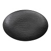 БЛЮДО овальное 14'' 360х255мм, черный "Corone Grafica"
