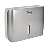 Диспенсер бумажных полотенец Puff-5145S, хром, с замком, ABS-пластик