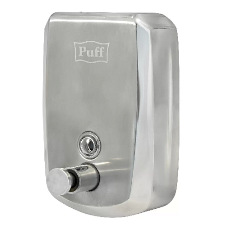Дозатор для жидкого мыла из нерж. стали puff-8705, хром, 500 мл с ключом