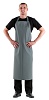 Фартук мясника 120х120 см.длинный серый влагозащитный полиуретан