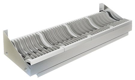 Полка настенная для сушки посуды ТЕХНО-ТТ ПН-311/1200 (на 50 тарелок)